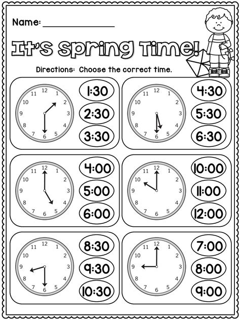 Telling Time Worksheets K5 Learning - Telling Time Worksheets
