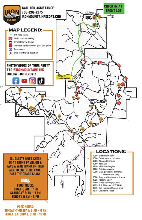 Iron Mountain Trail Map at Todd Bushman blog