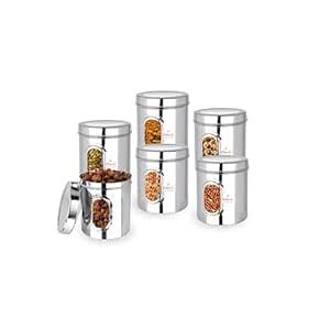 Buy Ebun Stainless Steel See Through Small Containers | Small ...