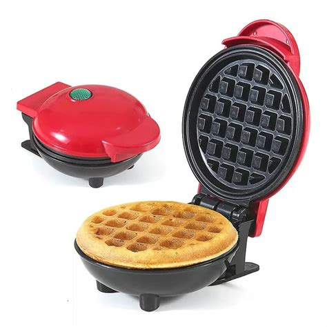 LUXEXOTIC Mini Waffle Maker|Portable Electric Non Stick Waffle Iron ...