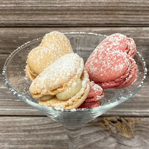 Heart Shaped Macarons - The French Gourmet