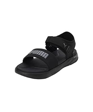 Buy Puma Unisex-Adult Softride Seave Sandal Black-Cool Dark Gray Sandal ...