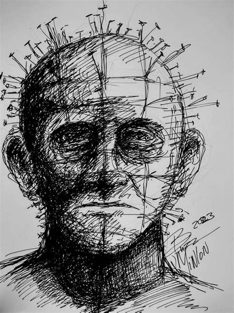 Image result for How to Draw Pinhead