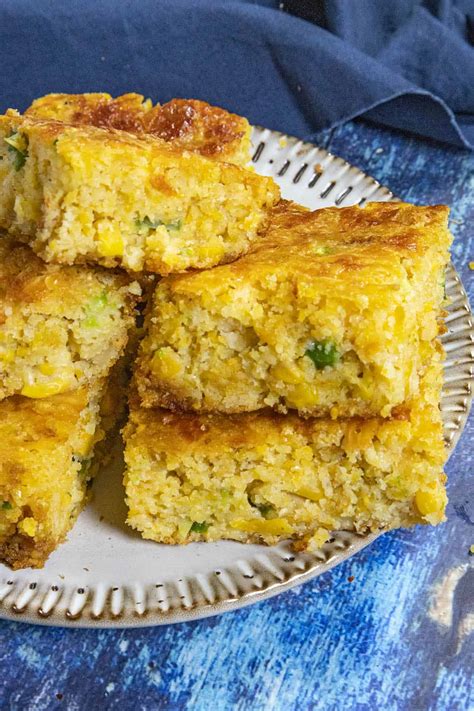 Mexican Cornbread (Jalapeño Cheese & Creamed Corn) - Chili Pepper Madness