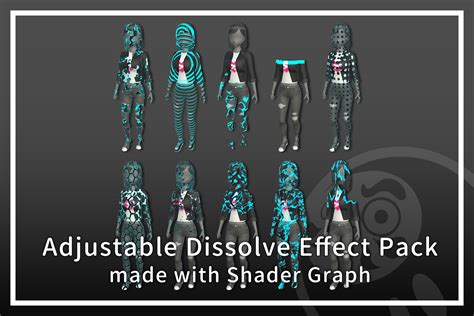 Dissolve Shaders VRChat Unity 的图像结果