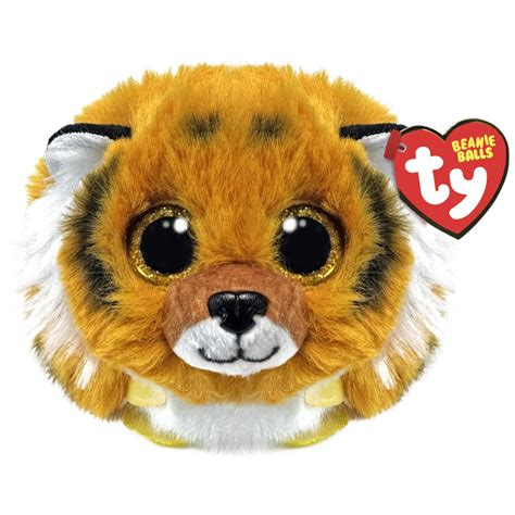 TY BEANIE BALLS - CLAWSBY TIGER - 7cm - The Gift Wholesaler