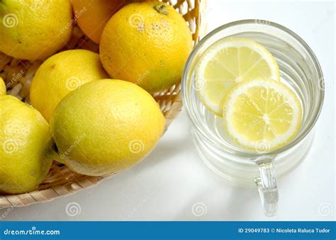 Warm Water and Lemon for Morning Breakfast Stock Image - Image of fragrant, color: 29049783
