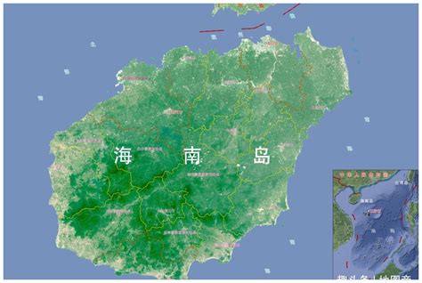 三亚市重点旅游景点分布图-三亚旅游地图
