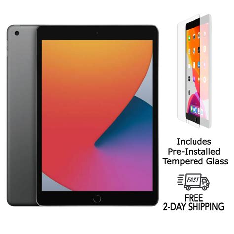 Refurbished Apple iPad 8th Gen A2270 (WiFi) 32GB Space Gray (Grade B) w ...