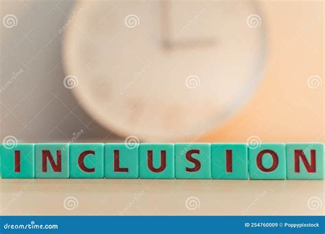 The Word INCLUSION Made of Colorful Scrabble Tiles. Every Young Person ...