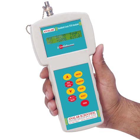 Portable Handheld TDS Conductivity Analyzer | Analab Scientific Instruments