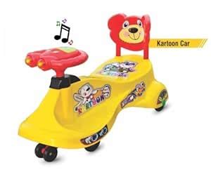 Goyal's Kartoon Magic Car, Ride-on Toy, Assorted Color - Yellow ...