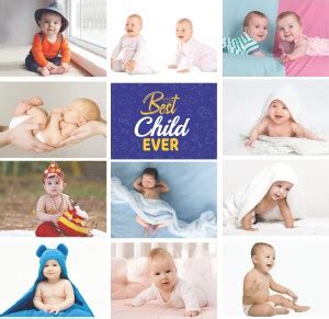 Baby Photos,11.50 x 8.50 Inches Baby and Children Wall Posters(Set of ...