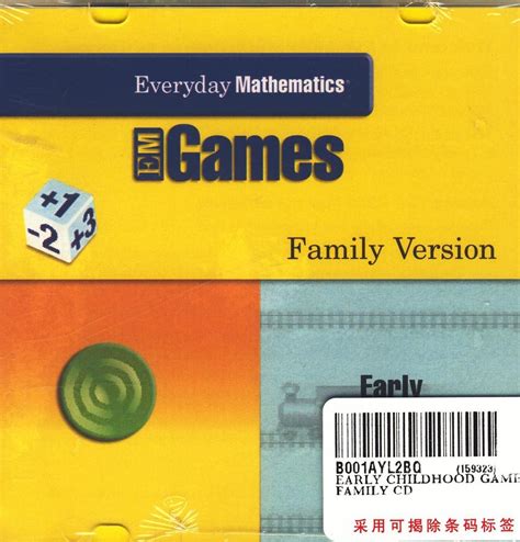 Buy Everyday Mathematics, Grades PK-K, Early Childhood CD Family Games ...
