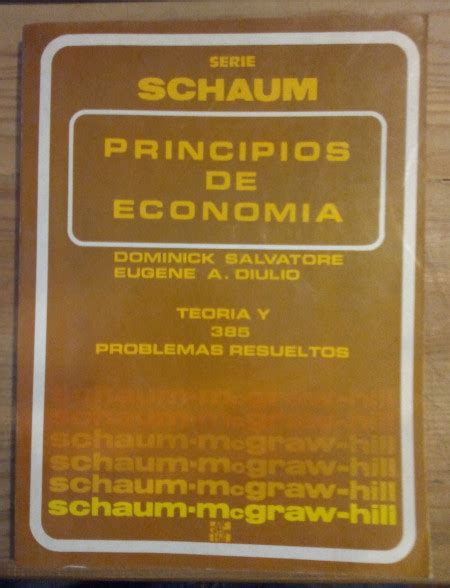 Principios de Economía. Teoría y 385 problemas resueltos – Librería La ...