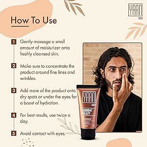 Yaan Man Gel Moisturizer for Men, 80g | Anti-Ageing & Anti-Pollution ...