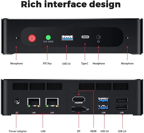 Buy Beelink Mini PC, AMD Ryzen 9 5900HX(up to 4.6GHz) 32GB DDR4 500GB ...