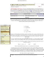 Pauls Online Notes : Calculus II - More on Sequences - Paul's Online ...