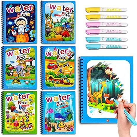 QUILLBEST PAPERWISE Magic Water Book for Kids 2-5 Years Colouring Books ...