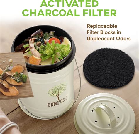 ThirdRock Third Rock Compost Bin Kitchen – 1.0 Gallon India | Ubuy