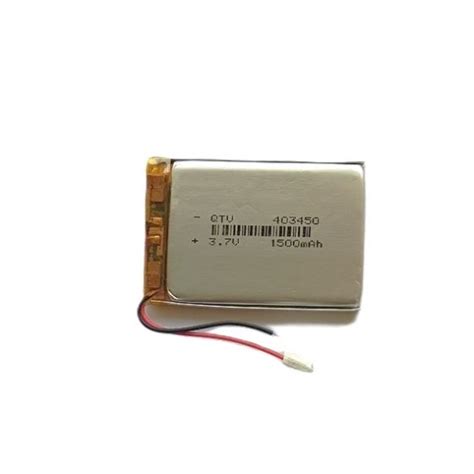Buy 403450 3.7V 1500mAh LiPo Rechargeable Battery Online In India at ...
