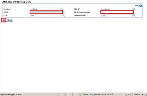 RD Loan Account Opening in DOP Finacle