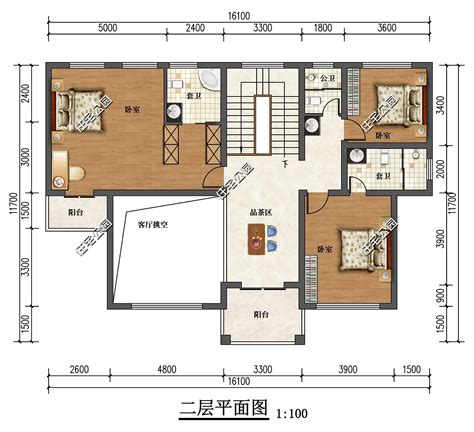 挑空客厅+40平大卧室，16×11米二层欧式别墅，动静分离更舒适 | 360房产网