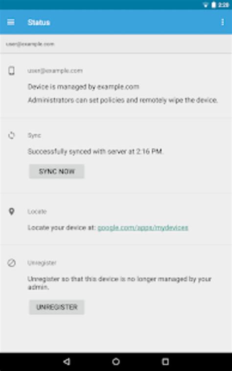 Image result for Android Device Policy App