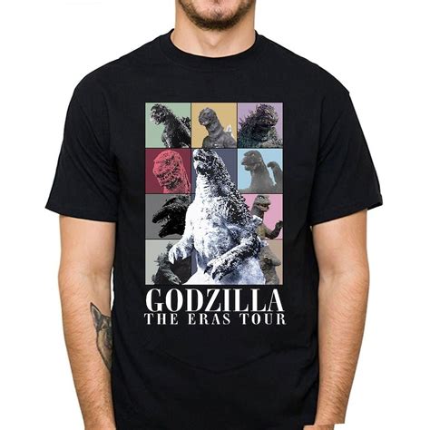Limited Retro Godzilla Eras Style T-Shirt, Godzilla X Kong Shirt ...