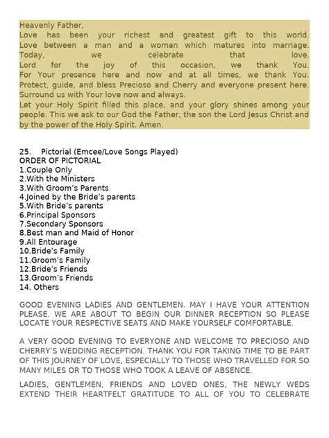 Image result for Wedding Reception Anchoring Script