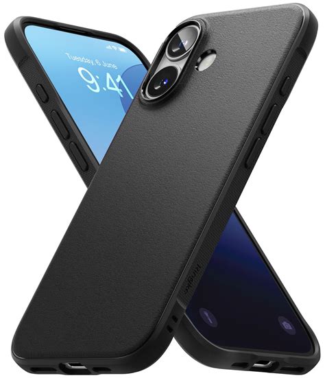 Buy iPhone 16 Plus Back Case | Onyx - Black Case | Ringke India