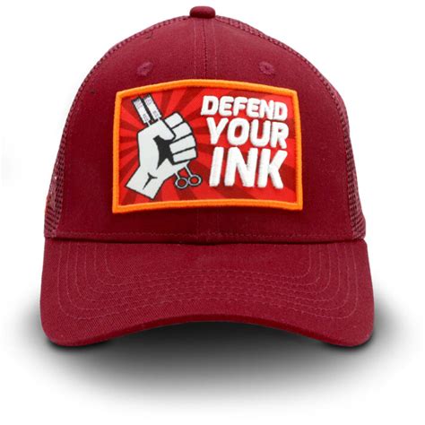 The Inked Army - Tattoo Snap Back Cap - Defend your Ink, 29,99