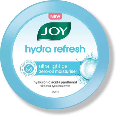 Joy Hydra Refresh Ultra-Light Gel, Oil Free Moisturiser for Face & Body ...
