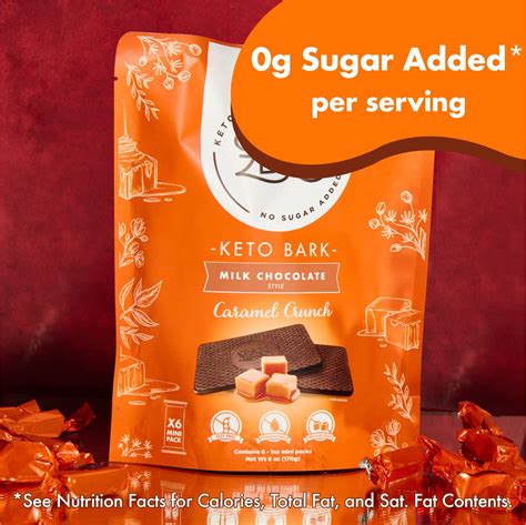 Buy Caramel Keto Snack by ChocZero - Healthy Snacks - Gluten Free Milk ...
