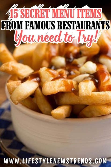 Image result for Secret Menu Items