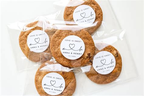 Personalized Wedding Favor Bags Cookie Bags and Stickers - Etsy
