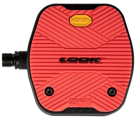 Look Geocity Platform Pedal (Red) – BUMSONTHESADDLE