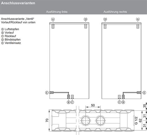 Viessmann Vertikalheizkörper Plan Typ 20, H 1.800 x B 600 mm, rechts ...