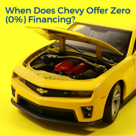 When Does Chevy Offer Zero (0%) Financing? - CFAJournal