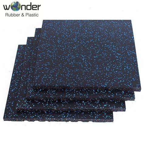 Eco-Friendly Anti-Slip EPDM Gym Floor Tile Interlocking Sound Rubber ...
