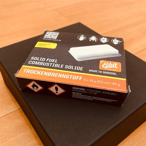 Esbit エスビット 固形燃料ミリタリー(14g×6個入) | BEANS Online Shop