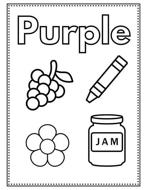 Fun Printable Colors Coloring Pages Fun and Educational early Learning ...