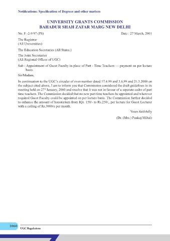 Page 1061 - Compendium of UGC Regulations 1957-2023