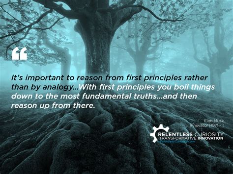 Quote History – Elon Musk First Principles Reasoning – Relentless Curiosity