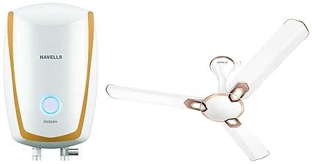 Buy Havells Carnesia i 1200mm Ceiling Fan (White LT Copper) Instanio 3 ...