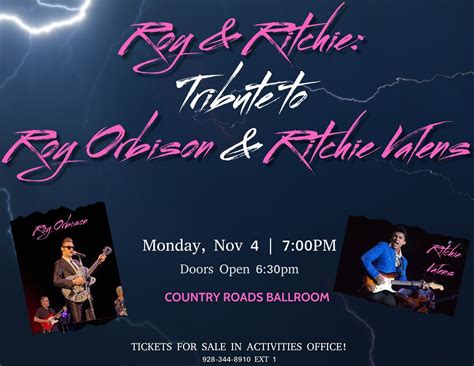 Roy & Ritchie: A Tribute to Roy Orbison & Ritchie Valens, 5707 E 32nd ...
