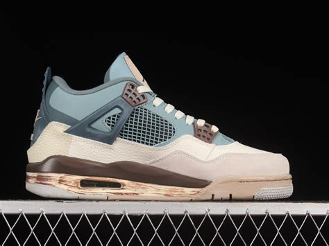 KNCW x Air Jordan 4 Retro Red Thunder Blue Brown KNCWSL - Air Jordan IV ...