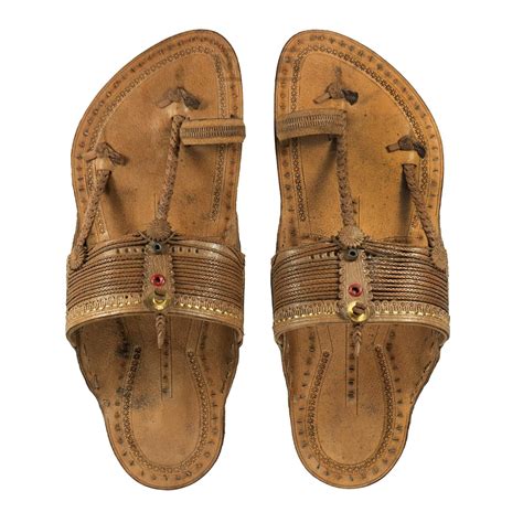 FeRus Men's Yellow Kolhapuri Chappal Slippers Kolapuri Chapal Men ...