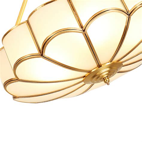 Semi Flush Mount Ceiling Light Fixture Gold Chandelier Brass Chandelier ...