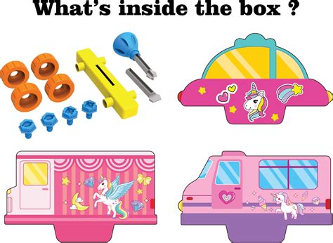 Build A Vehicle Fantasy Wheels | 3 in 1 A fun screw & unscrew activity ...